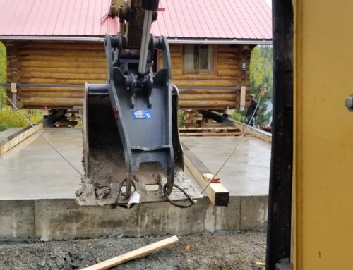 Log Cabin Move onto new heated slab